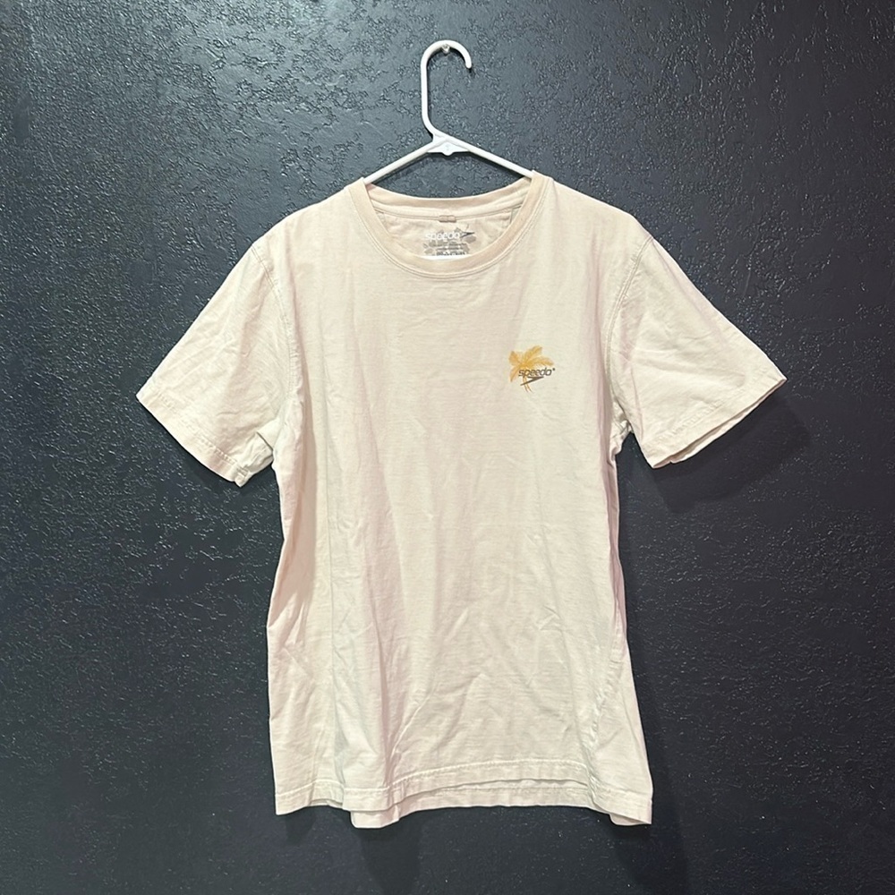 SPEEDO Tan Palm tree Print Unisex Shirt Size M